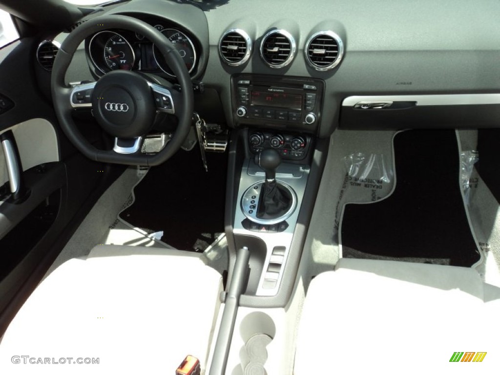 2008 Audi TT 2.0T Roadster Limestone Grey Dashboard Photo #50154029