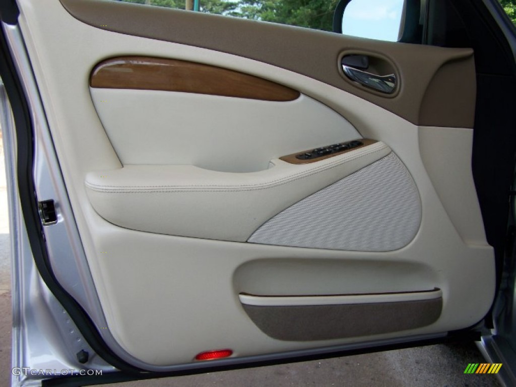 2001 Jaguar S-Type 4.0 Cashmere Door Panel Photo #50154200