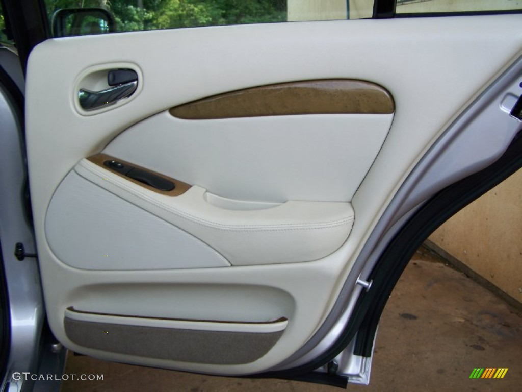 2001 Jaguar S-Type 4.0 Cashmere Door Panel Photo #50154245