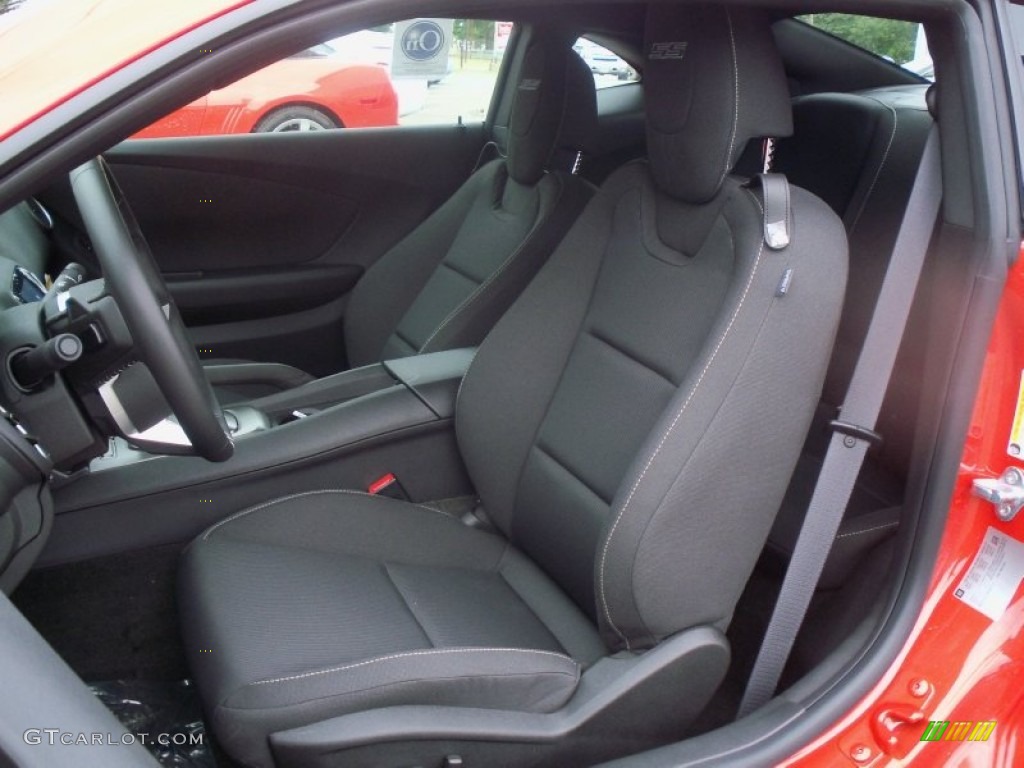 Black Interior 2011 Chevrolet Camaro SS Coupe Photo #50155061