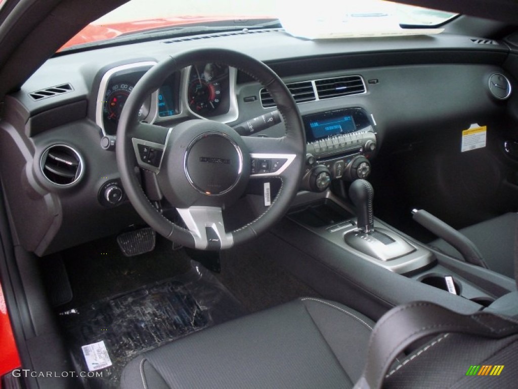 Black Interior 2011 Chevrolet Camaro SS Coupe Photo #50155082