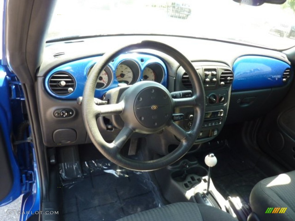 2005 Chrysler PT Cruiser Touring Turbo Convertible Dark Slate Gray Dashboard Photo #50155889