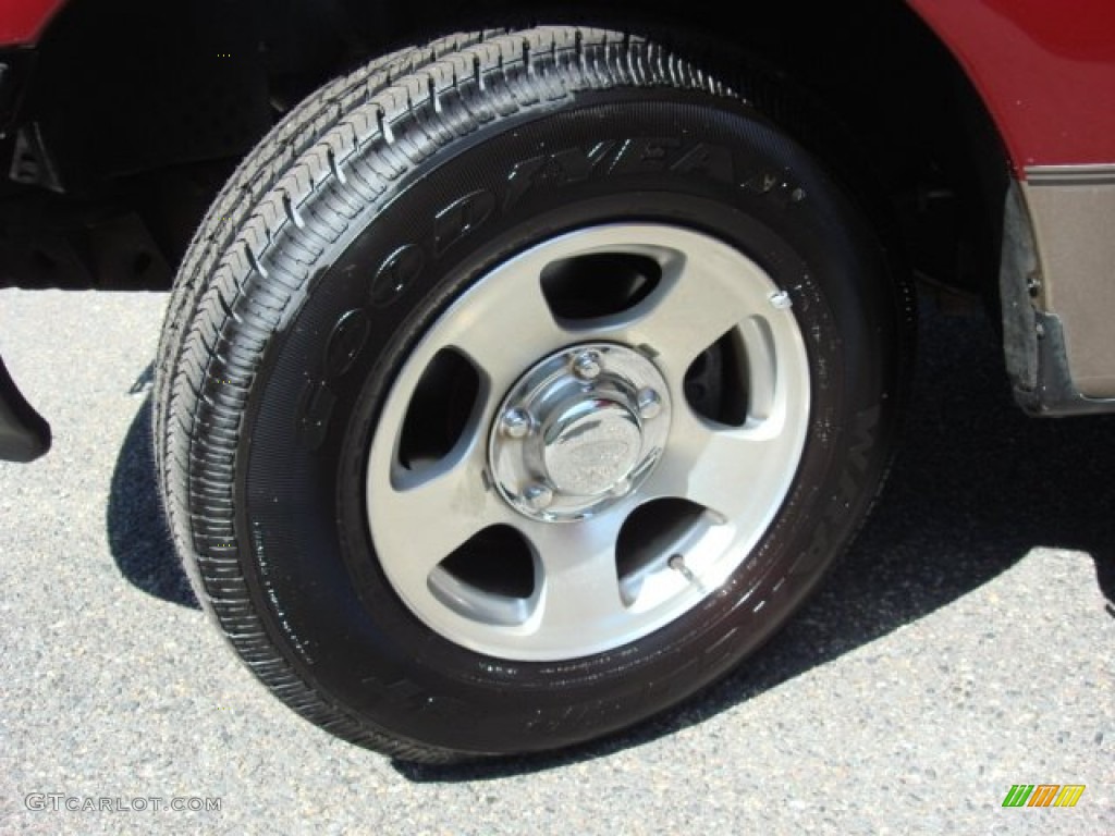 2003 F150 XLT SuperCab - Toreador Red Metallic / Medium Parchment Beige photo #15