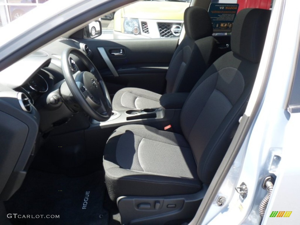 2011 Rogue SV AWD - Frosted Steel Metallic / Black photo #2