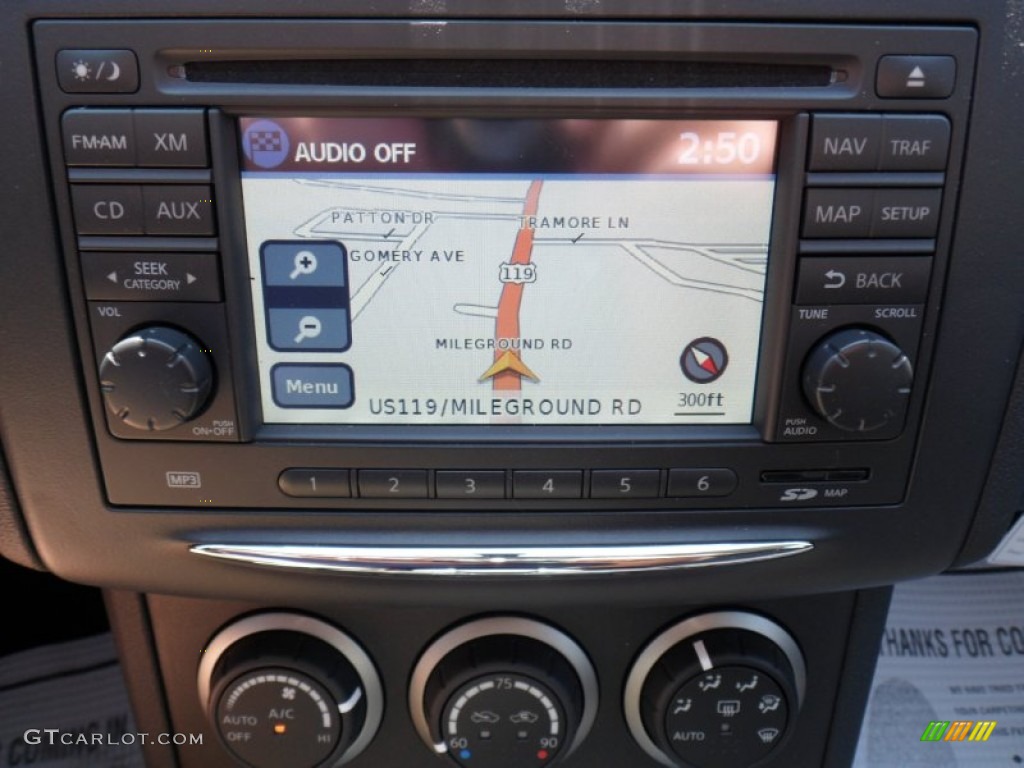 2011 Rogue SV AWD - Frosted Steel Metallic / Black photo #5