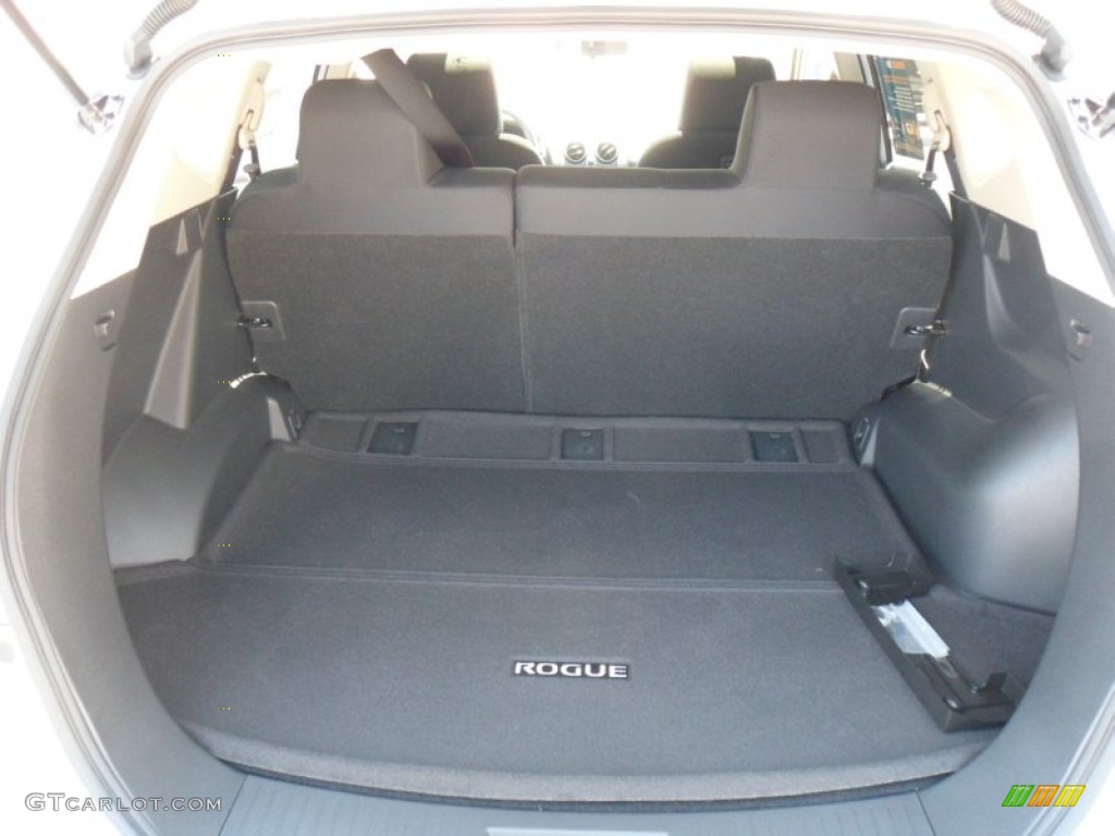 2011 Rogue SV AWD - Frosted Steel Metallic / Black photo #17