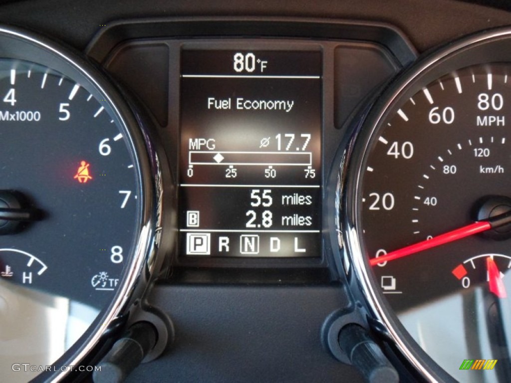 2011 Rogue SV AWD - Frosted Steel Metallic / Black photo #20