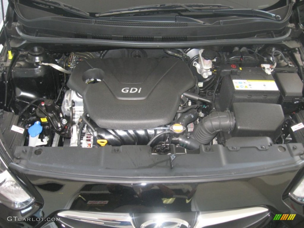2012 Hyundai Accent GLS 4 Door 1.6 Liter GDI DOHC 16-Valve D-CVVT 4 Cylinder Engine Photo #50158418