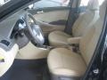 Beige 2012 Hyundai Accent GLS 4 Door Interior Color