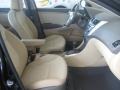 Beige 2012 Hyundai Accent GLS 4 Door Interior Color