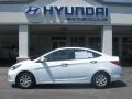 Century White 2012 Hyundai Accent GLS 4 Door Exterior