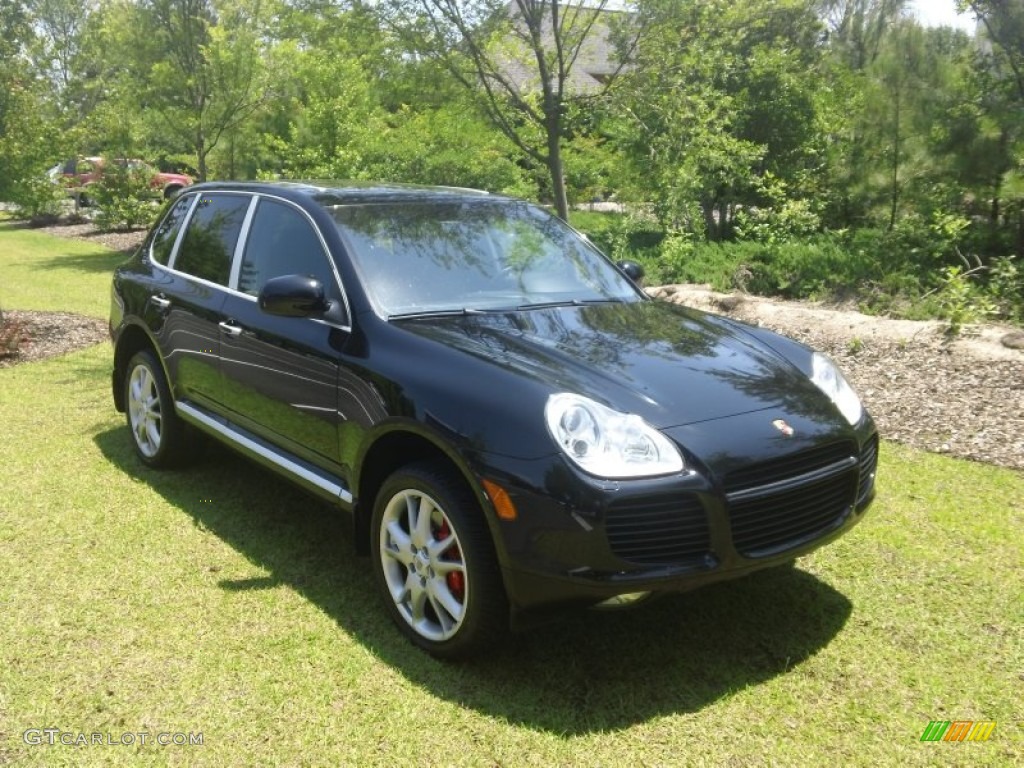 Black 2005 Porsche Cayenne Turbo Exterior Photo #50158871