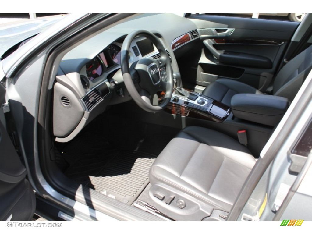 Black Interior 2008 Audi A6 3.2 quattro Avant Photo #50158940