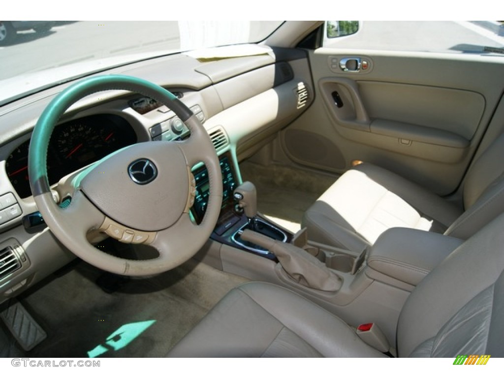 Beige Interior 2002 Mazda Millenia Premium Photo #50159327