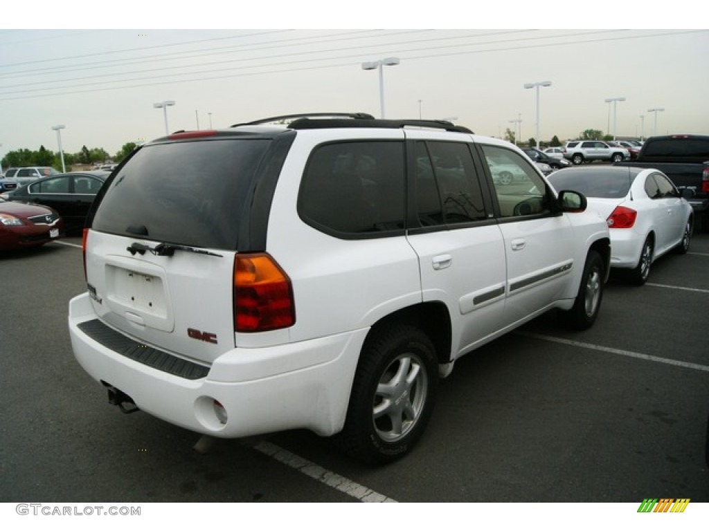 2002 Envoy SLT 4x4 - Summit White / Medium Pewter photo #2