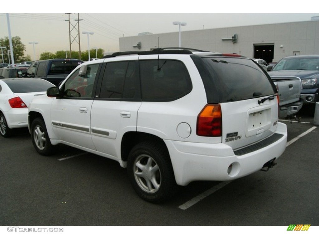 2002 Envoy SLT 4x4 - Summit White / Medium Pewter photo #3