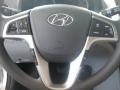 Gray 2012 Hyundai Accent GLS 4 Door Steering Wheel