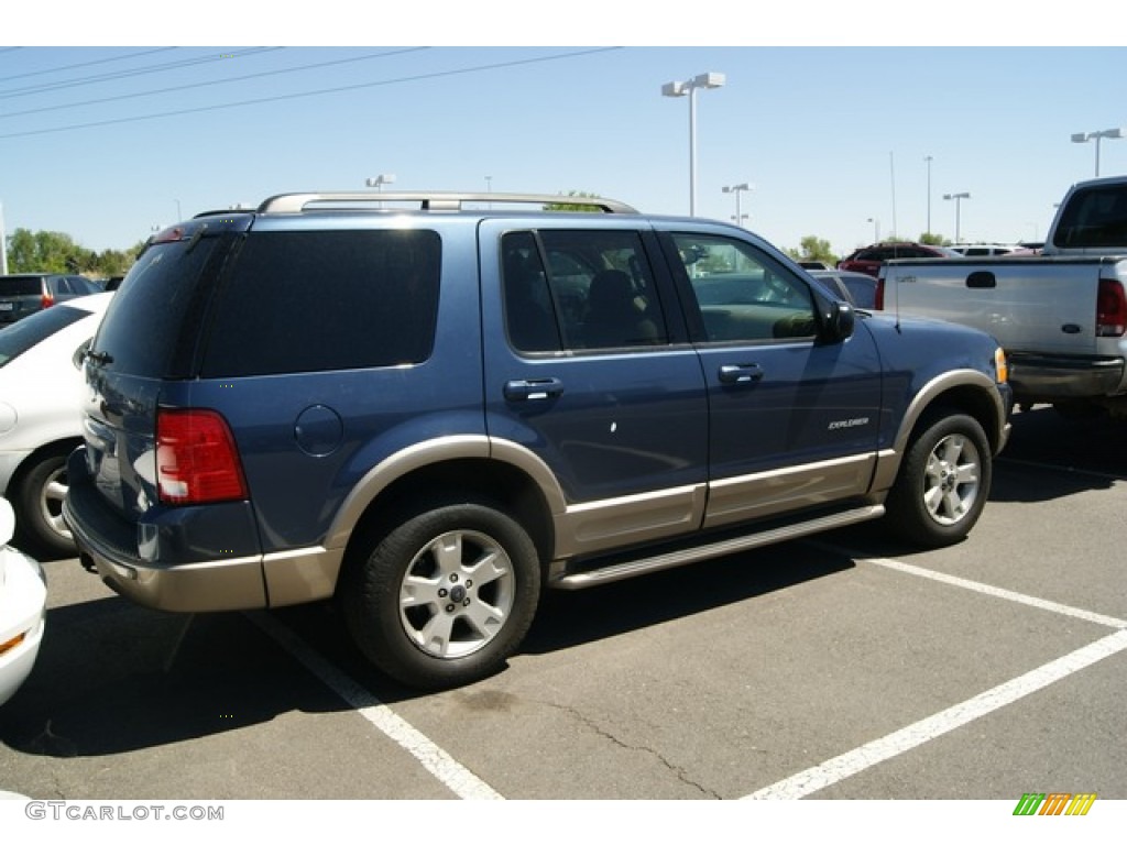 Medium Wedgewood Blue Metallic 2004 Ford Explorer Eddie Bauer 4x4 Exterior Photo #50160053