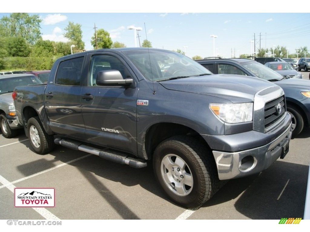 2008 Tundra TRD CrewMax 4x4 - Slate Gray Metallic / Graphite Gray photo #1
