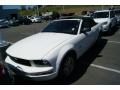 2009 Performance White Ford Mustang V6 Convertible  photo #4