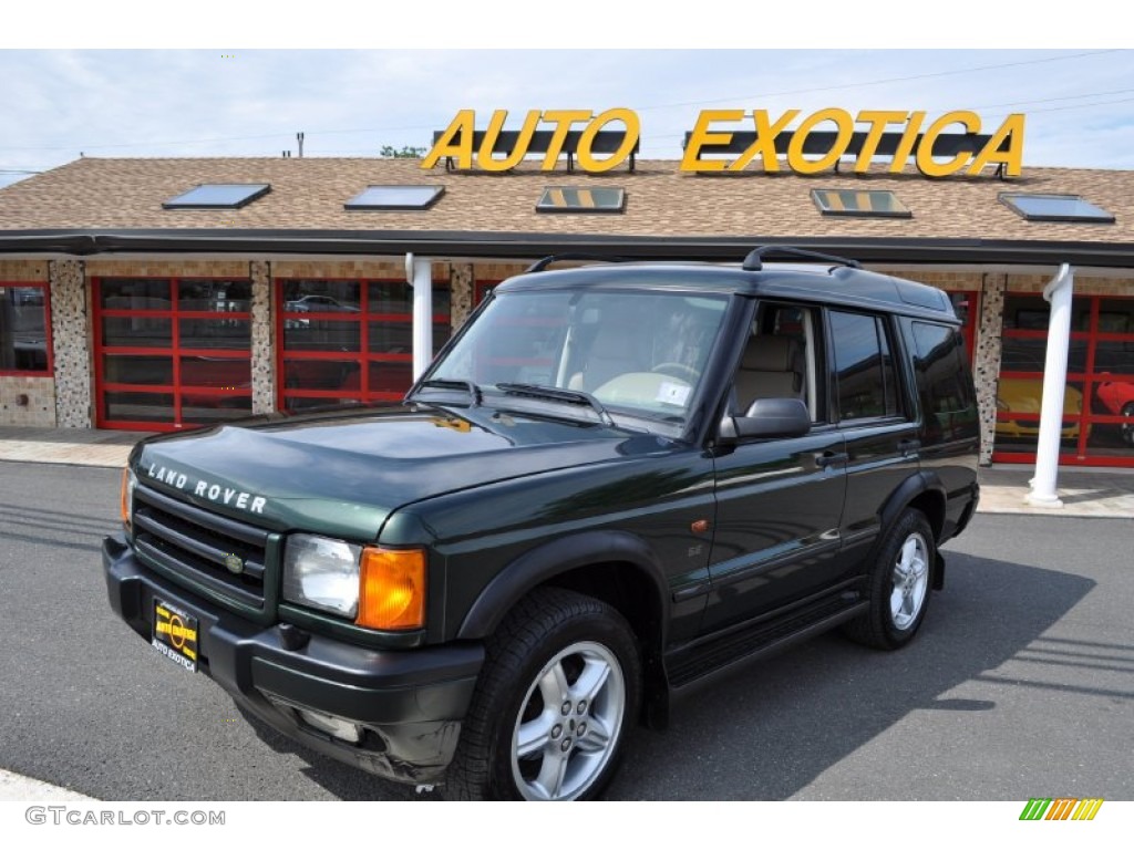 2001 Discovery II SE - Epsom Green / Bahama Beige photo #1