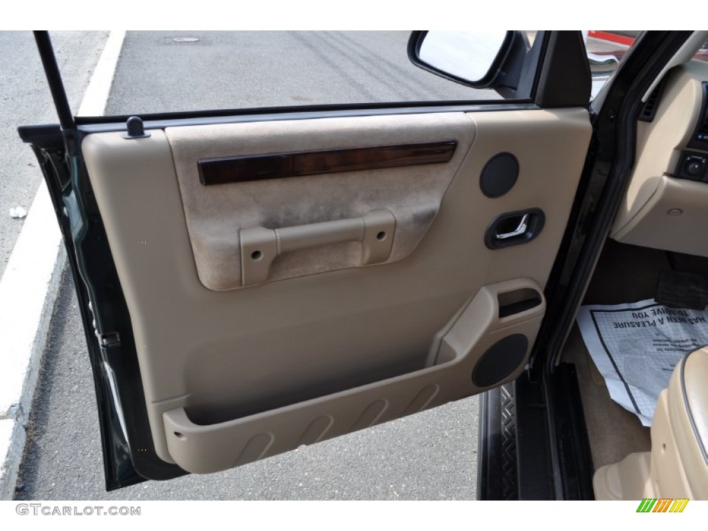 2001 Land Rover Discovery II SE Bahama Beige Door Panel Photo #50162519