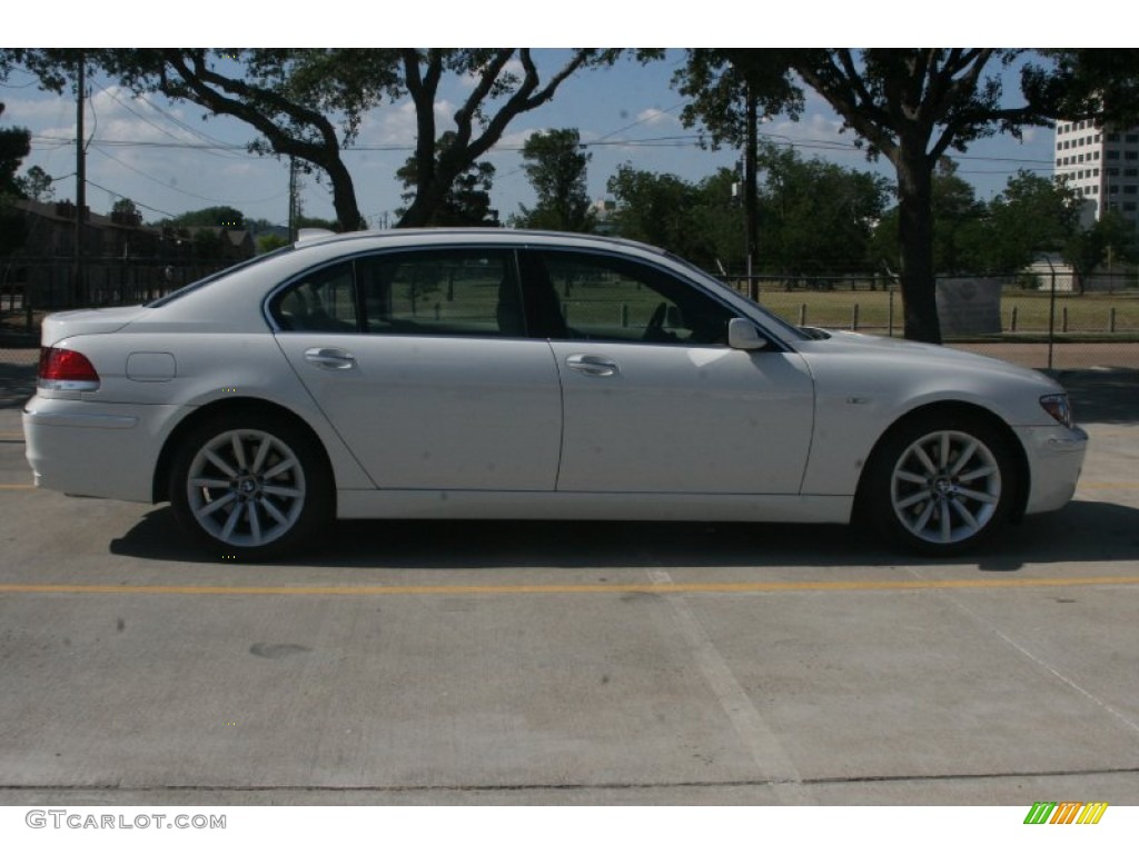 2008 7 Series 750Li Sedan - Alpine White / Platinum photo #4