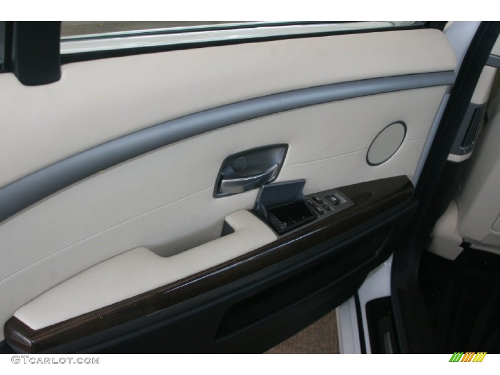 2008 7 Series 750Li Sedan - Alpine White / Platinum photo #17