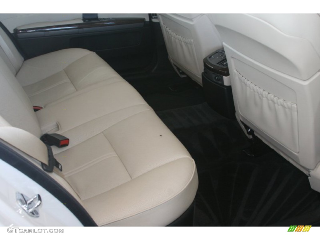 2008 7 Series 750Li Sedan - Alpine White / Platinum photo #20
