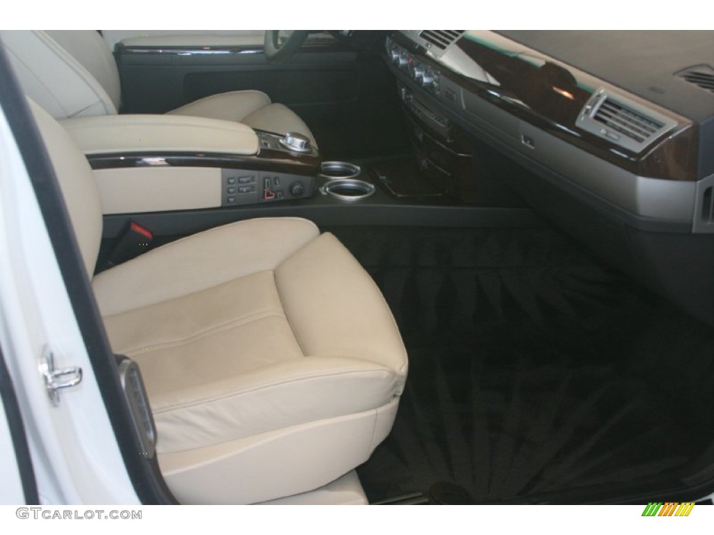 2008 7 Series 750Li Sedan - Alpine White / Platinum photo #22