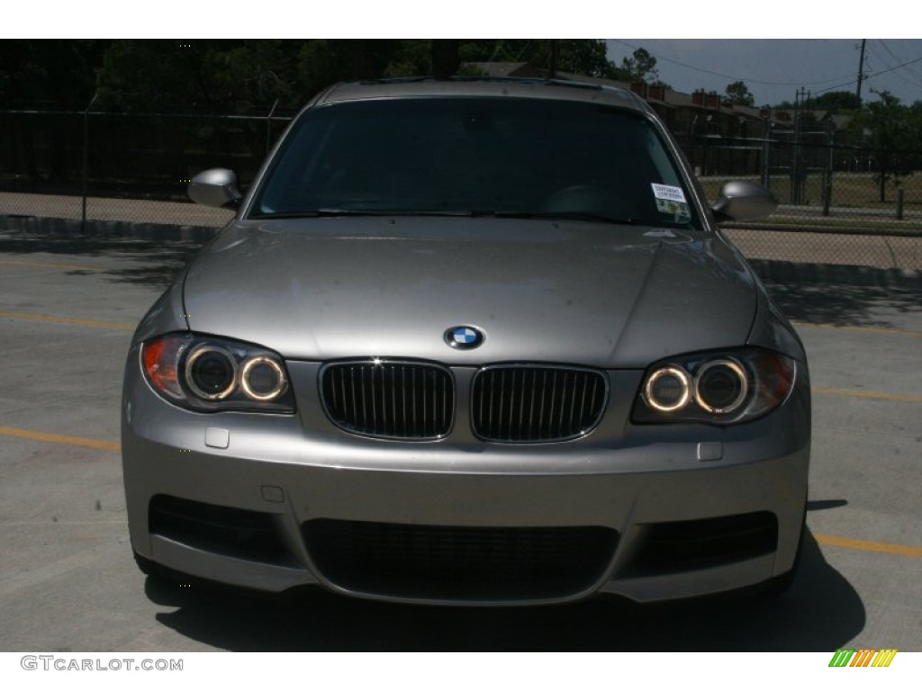 Space Grey Metallic 2009 BMW 1 Series 135i Coupe Exterior Photo #50163656