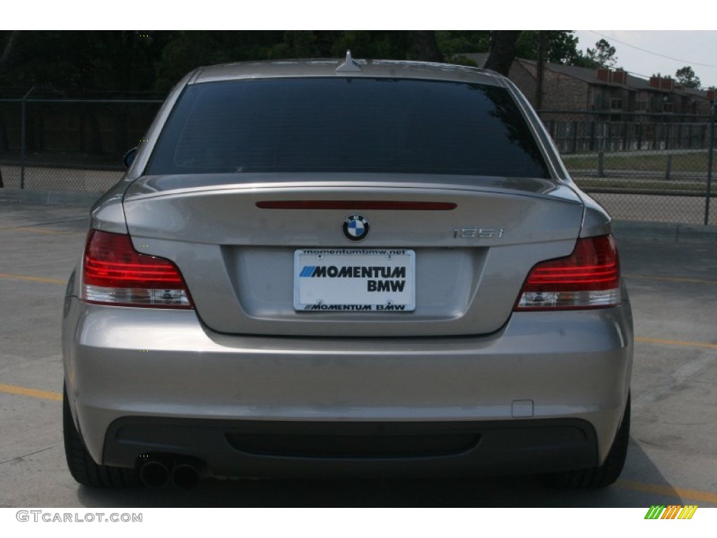 2009 1 Series 135i Coupe - Space Grey Metallic / Black photo #10