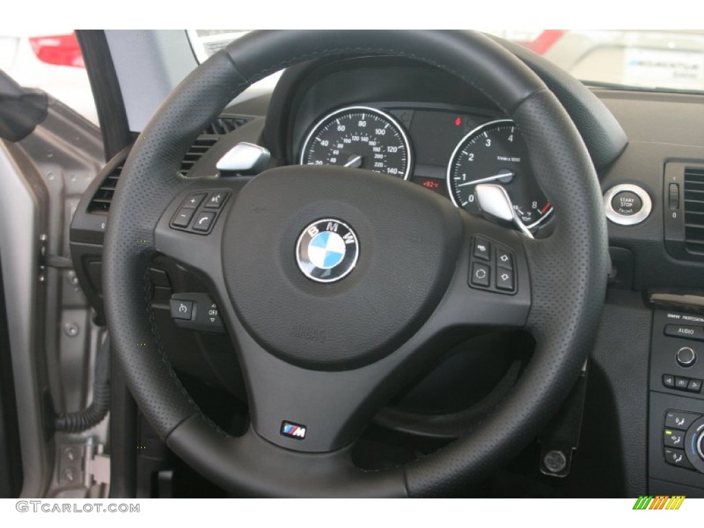 2009 1 Series 135i Coupe - Space Grey Metallic / Black photo #13