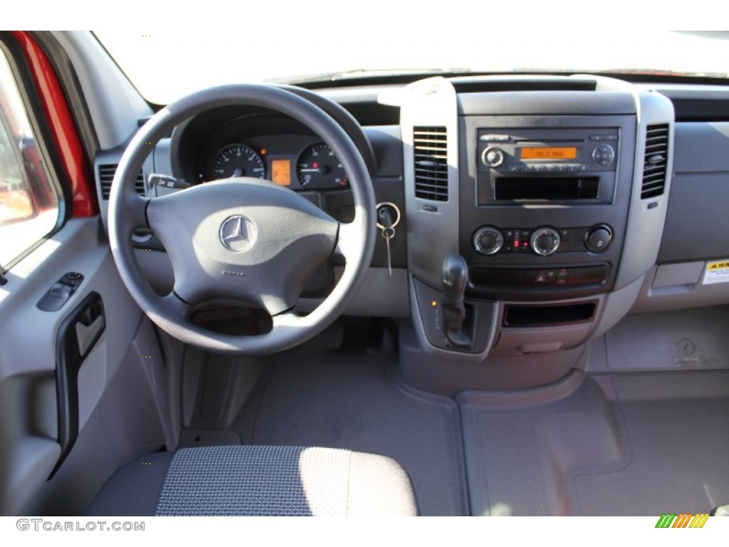2011 Mercedes-Benz Sprinter 2500 High Roof Cargo Van Black Dashboard Photo #50163878