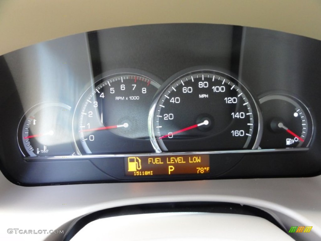 2008 Cadillac STS 4 V6 AWD Gauges Photo #50164043