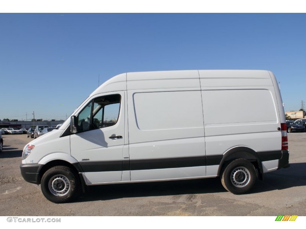 Arctic White 2011 Mercedes-Benz Sprinter 2500 High Roof Cargo Van Exterior Photo #50164265