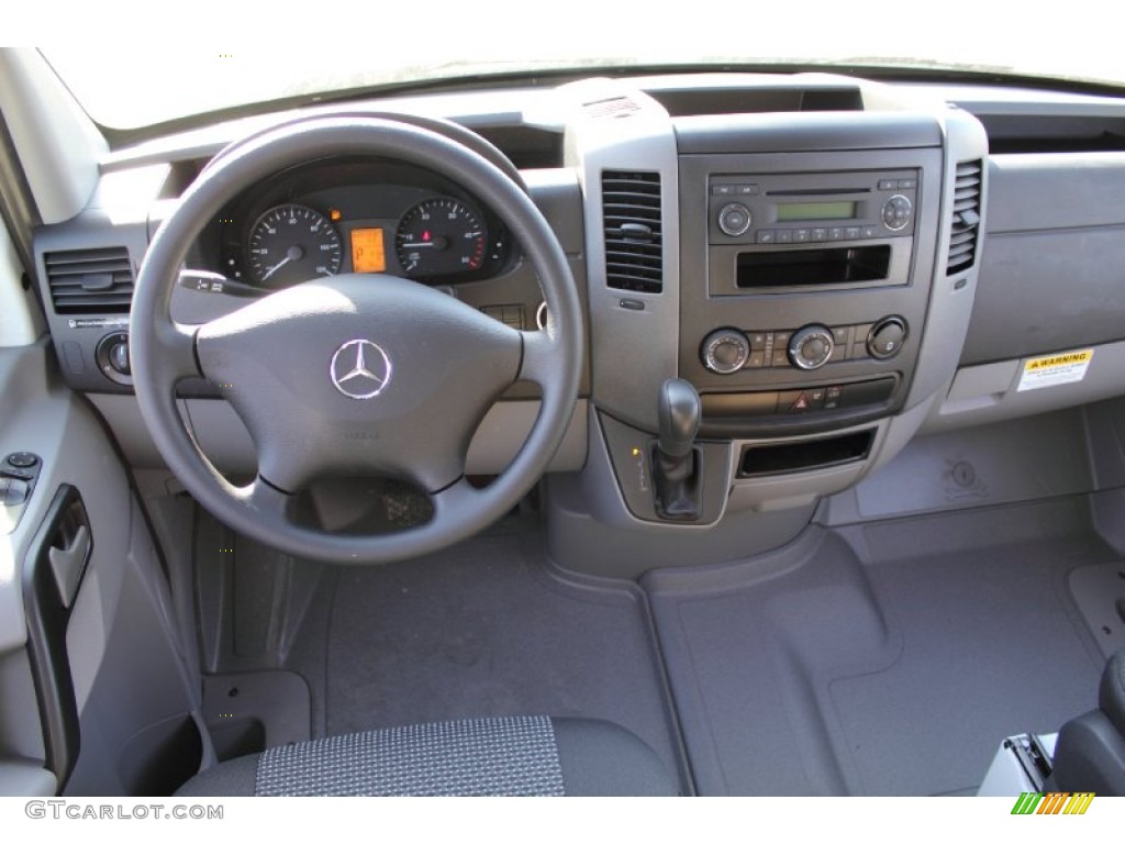 2011 Mercedes-Benz Sprinter 2500 High Roof Cargo Van Black Dashboard Photo #50164382