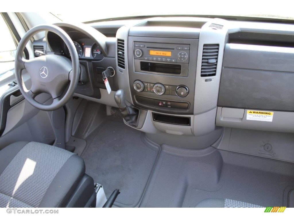 2011 Mercedes-Benz Sprinter 2500 High Roof Cargo Van Black Dashboard Photo #50164397