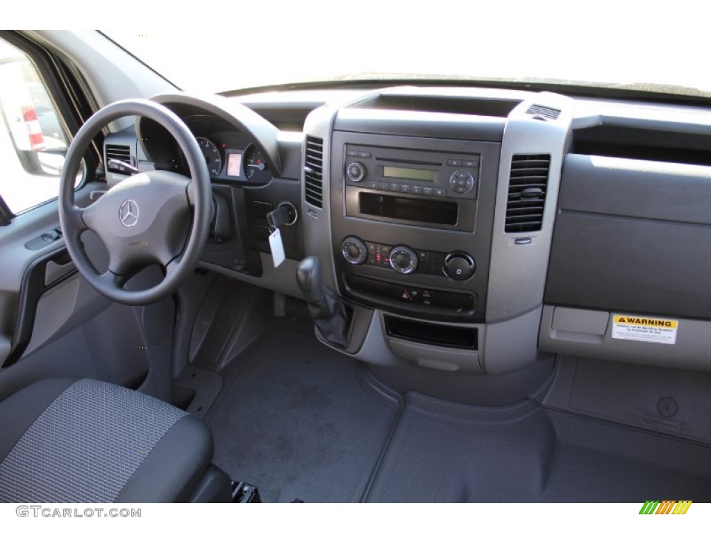Black Interior 2011 Mercedes-Benz Sprinter 2500 High Roof Cargo Van Photo #50165113