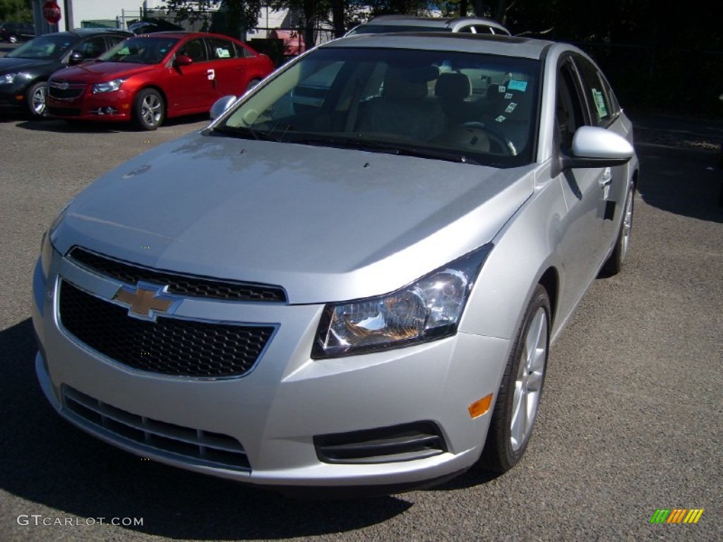 2011 Cruze LTZ - Silver Ice Metallic / Cocoa/Light Neutral Leather photo #1