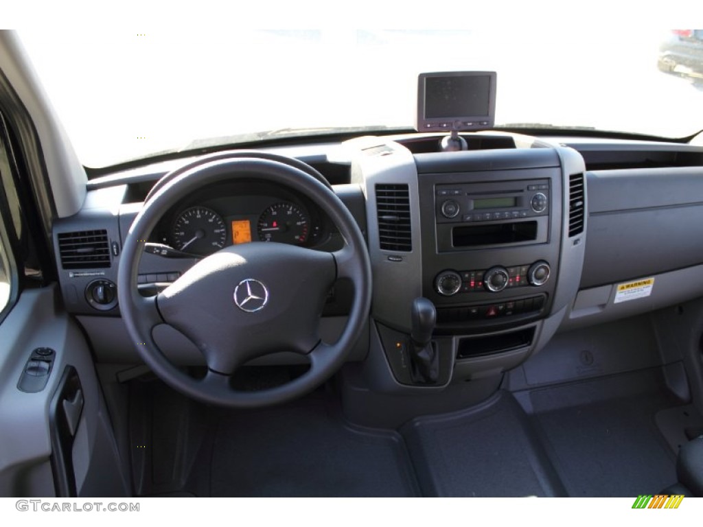 2011 Mercedes-Benz Sprinter 2500 High Roof Passenger Van Black Dashboard Photo #50165396