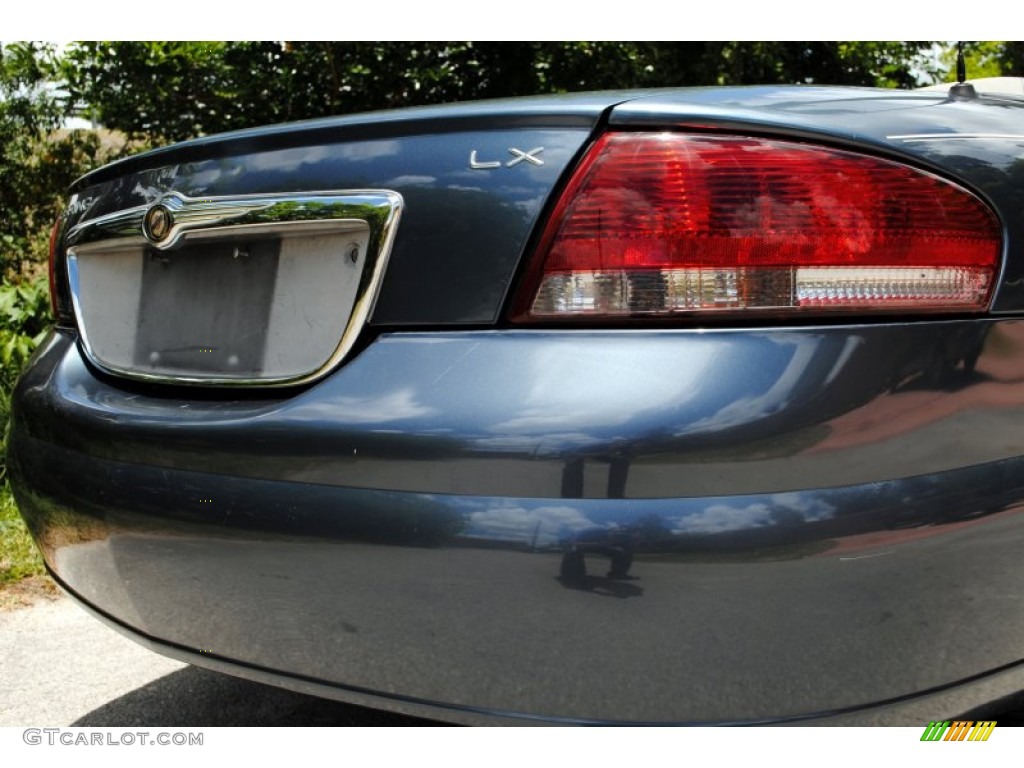 2002 Sebring LX Convertible - Steel Blue Pearl / Sandstone photo #20