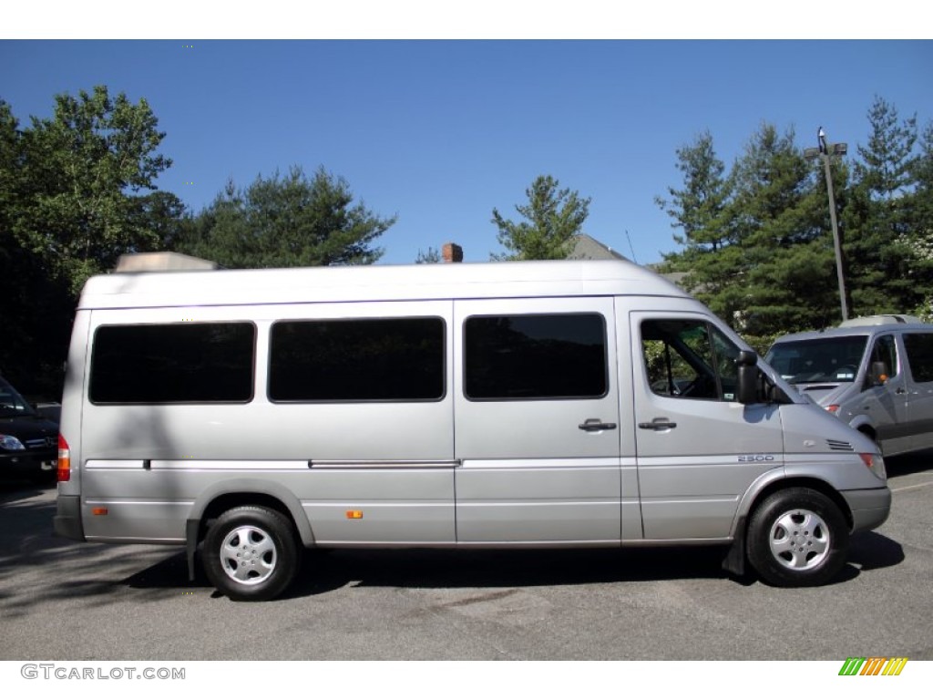 Brilliant Silver Metallic 2006 Dodge Sprinter Van 2500 High Roof Passenger Exterior Photo #50165510