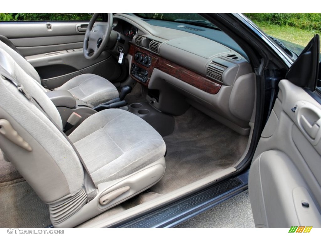 Sandstone Interior 2002 Chrysler Sebring LX Convertible Photo #50165684