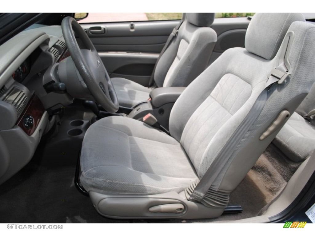 Sandstone Interior 2002 Chrysler Sebring LX Convertible Photo #50165726