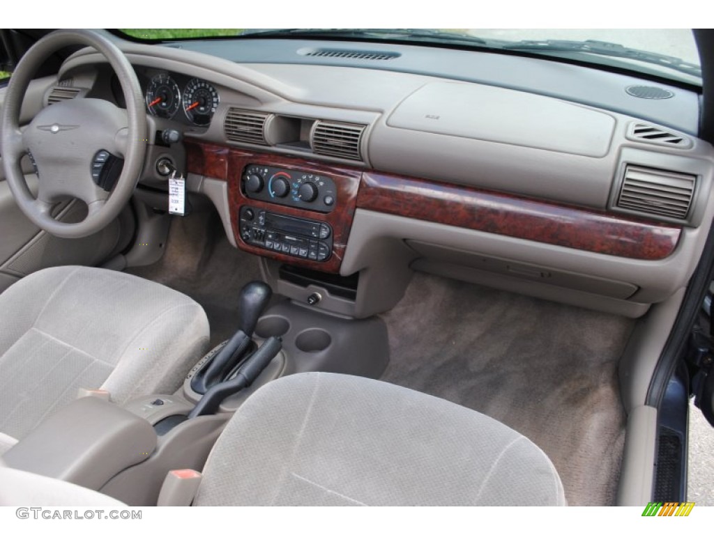 2002 Chrysler Sebring LX Convertible Sandstone Dashboard Photo #50165804