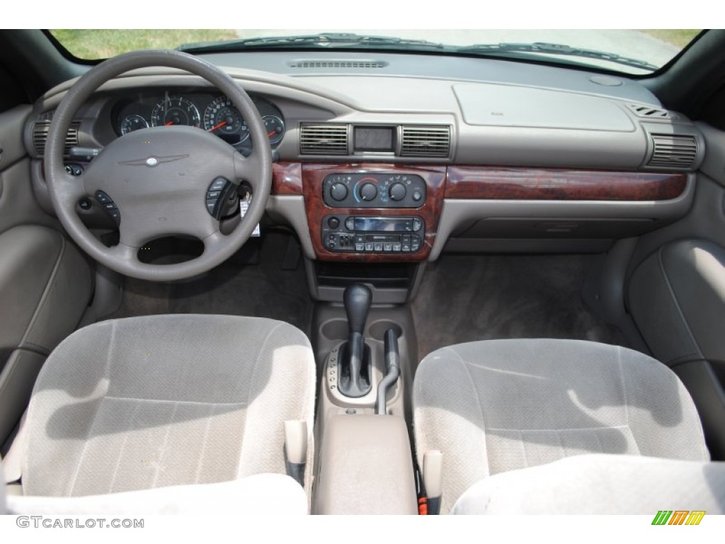 2002 Chrysler Sebring LX Convertible Sandstone Dashboard Photo #50165993