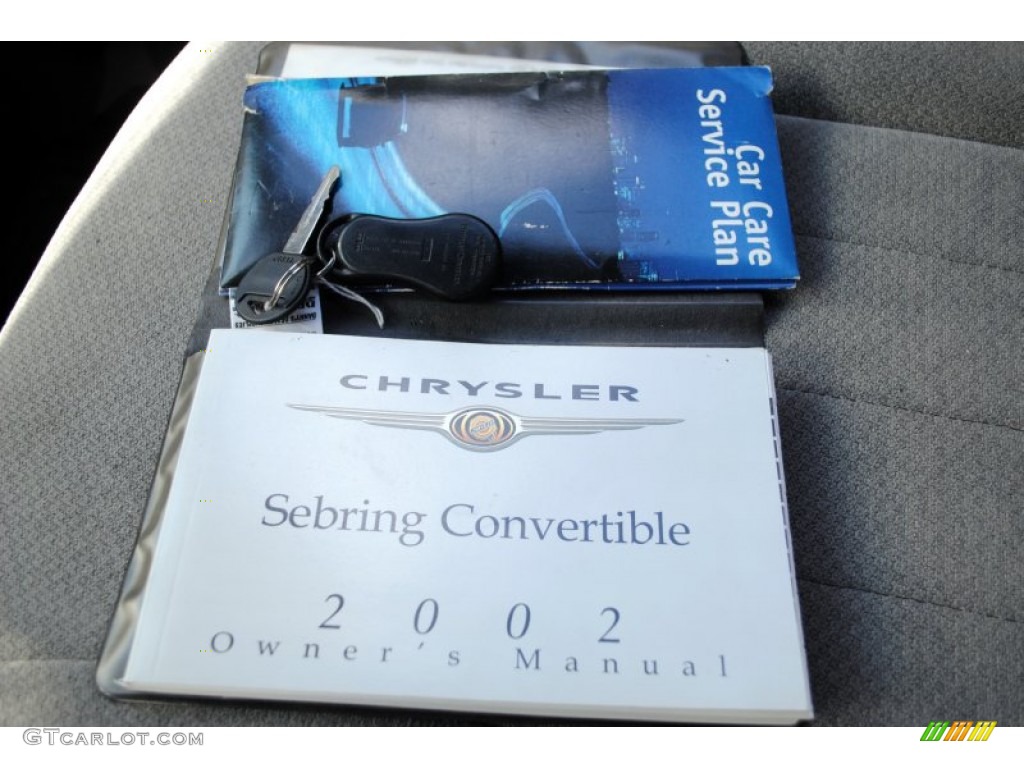 2002 Chrysler Sebring LX Convertible Books/Manuals Photo #50166392