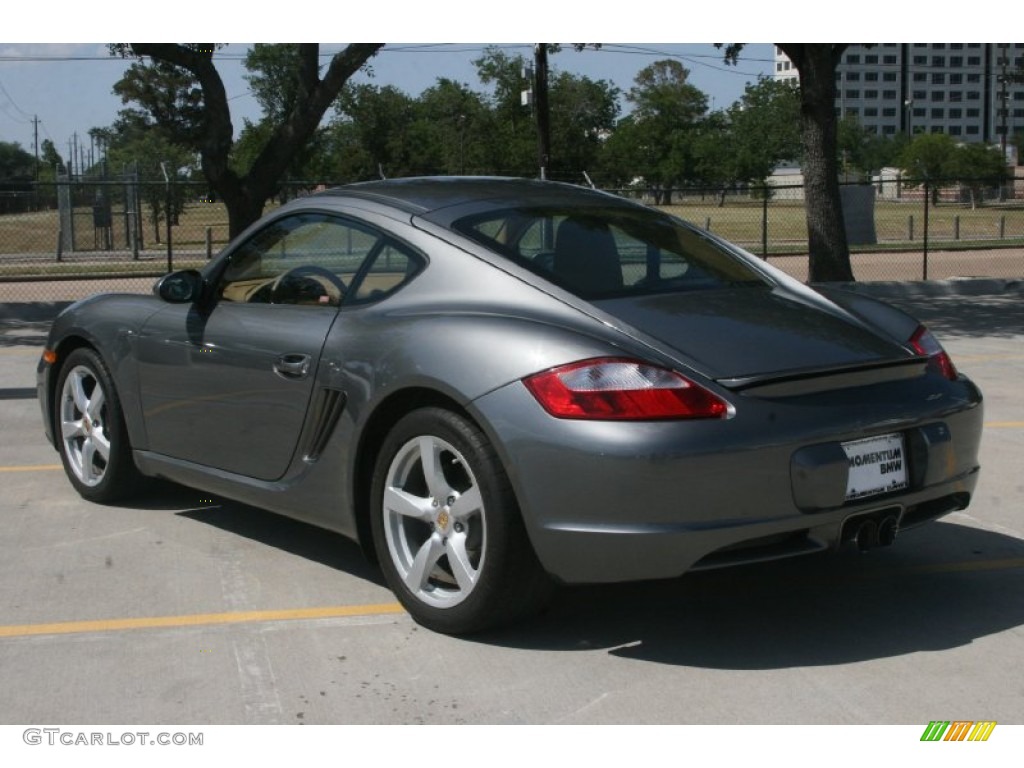 Meteor Grey Metallic 2008 Porsche Cayman Standard Cayman Model Exterior Photo #50166491