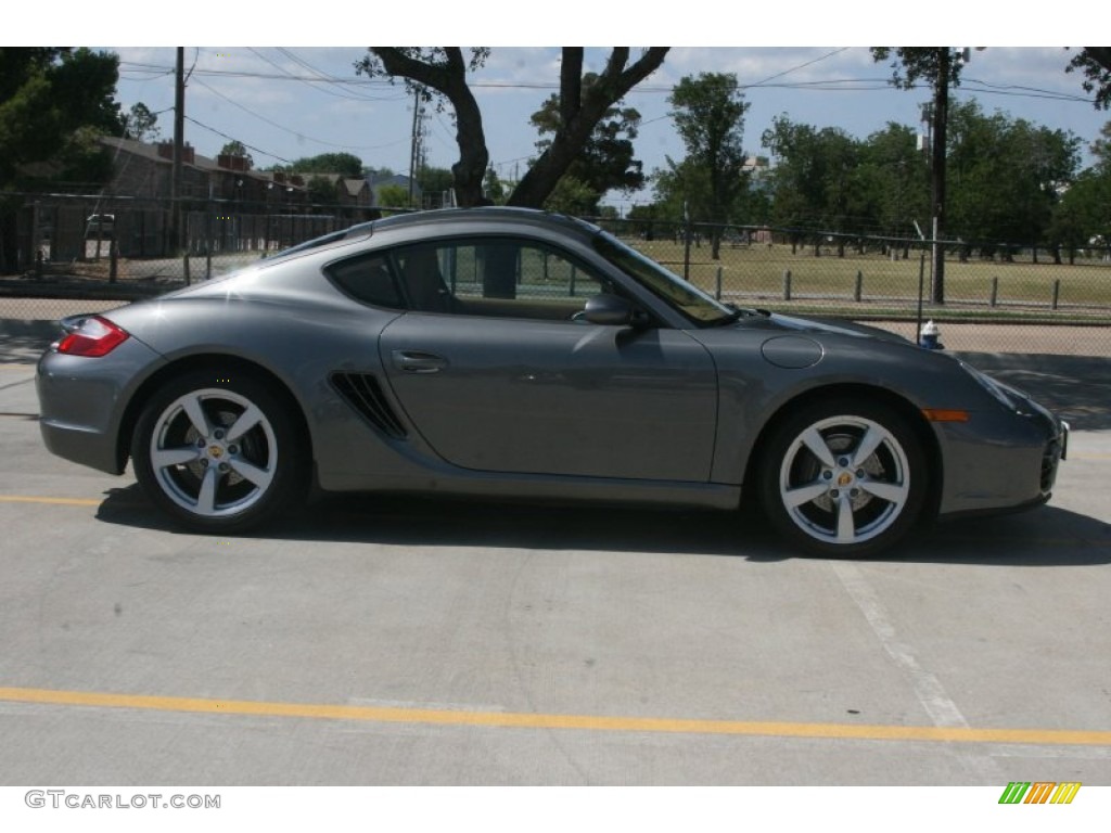 Meteor Grey Metallic 2008 Porsche Cayman Standard Cayman Model Exterior Photo #50166506